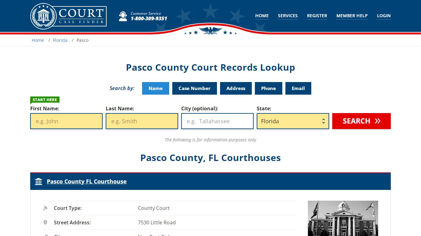 Pasco County Court Records | FL Case Lookup